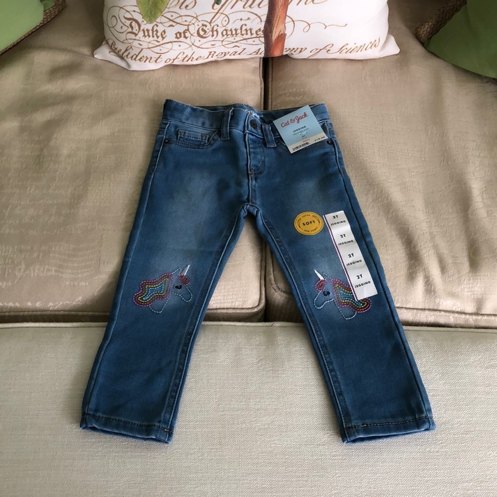 Cat & Jack Unicorn Jeggings/ Size: 18M